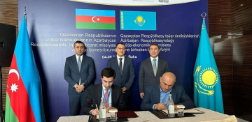 Azerbaijan, Kazakhstan sign business contracts