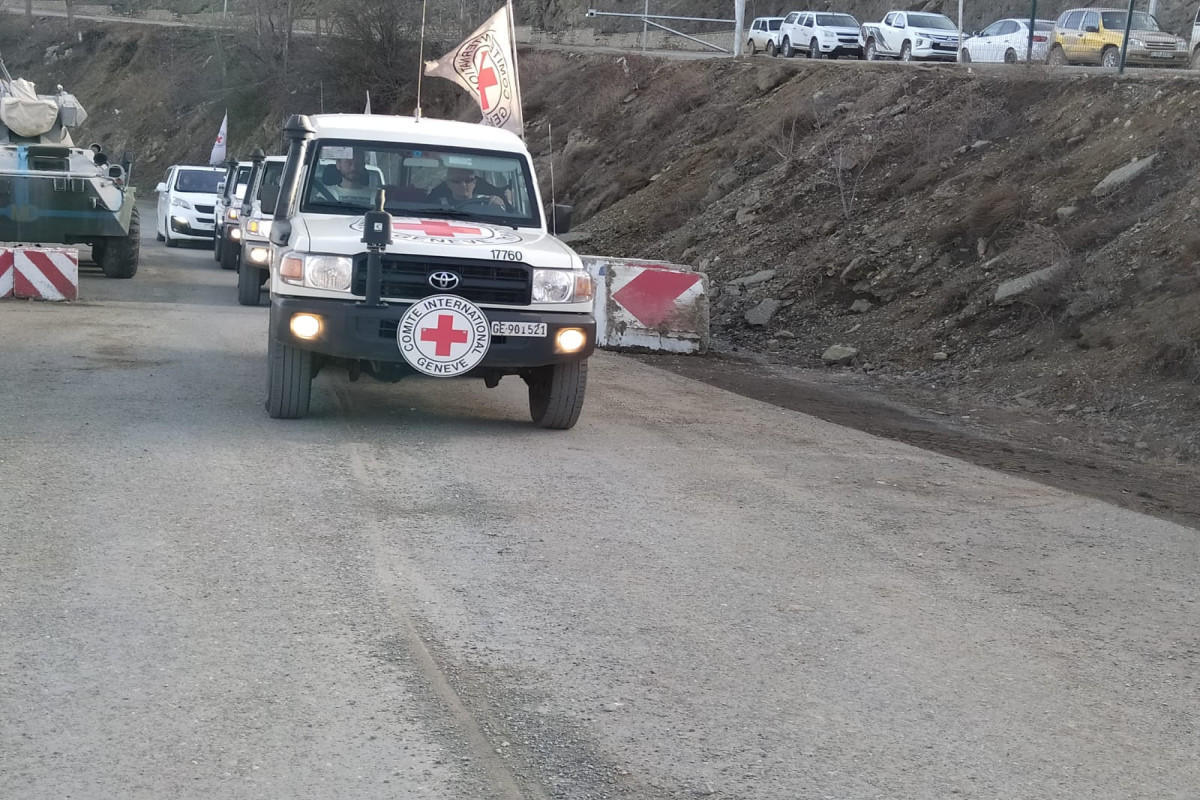 Convoy of ICRC vehicles unimpededly passed through Azerbaijan's Lachin-Khankandi road