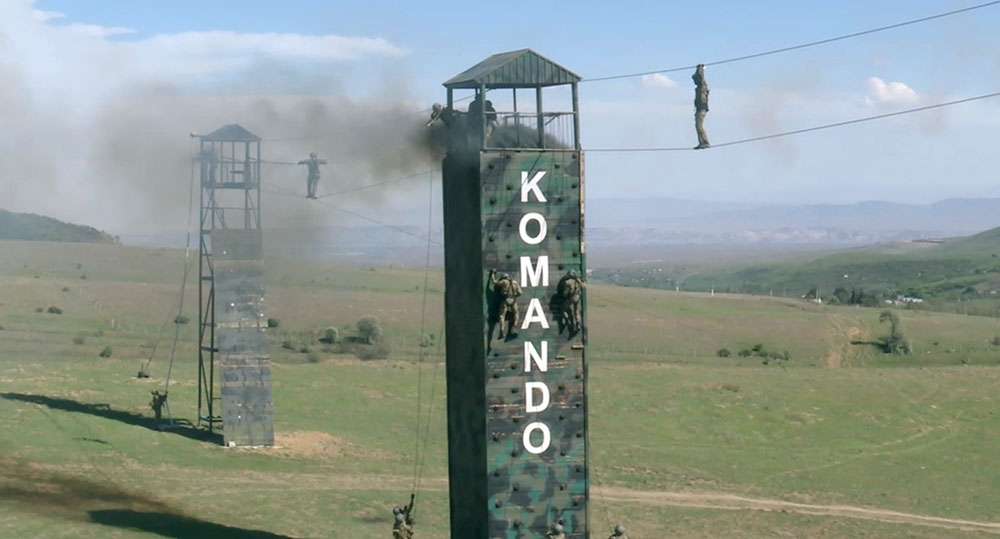 Azerbaijani army’s commando units conduct tactical-special exercises (VIDEO)