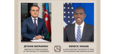 Azerbaijani FM holds phone talks with US Principal Deputy Assistant Secretary