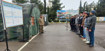 Azerbaijan holds training session for reservists (PHOTO)