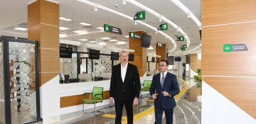 President Ilham Aliyev opens “ASAN xidmet” center in Salyan