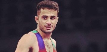 Azerbaijan national team wins first medal at European Wrestling Championship in Zagreb