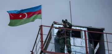 Azerbaijan sets up checkpoint on border with Armenia, at beginning of Lachin-Khankendi road 