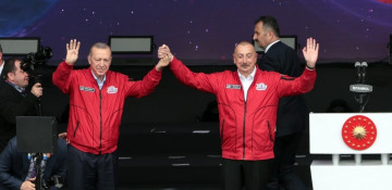  President Ilham Aliyev and President Recep Tayyip Erdogan attend TEKNOFEST Festival in Istanbul 