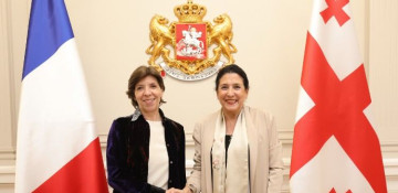 Georgian President, French FM discuss EU integration