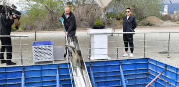 Foundation stone was laid for 2nd residential quarter to be built in the city of Aghdam