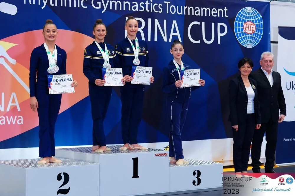 Azerbaijani female gymnast claims two bronzes in Irina Cup 2023