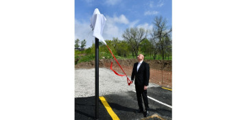 Ataturk Street sign was unveiled in Shusha