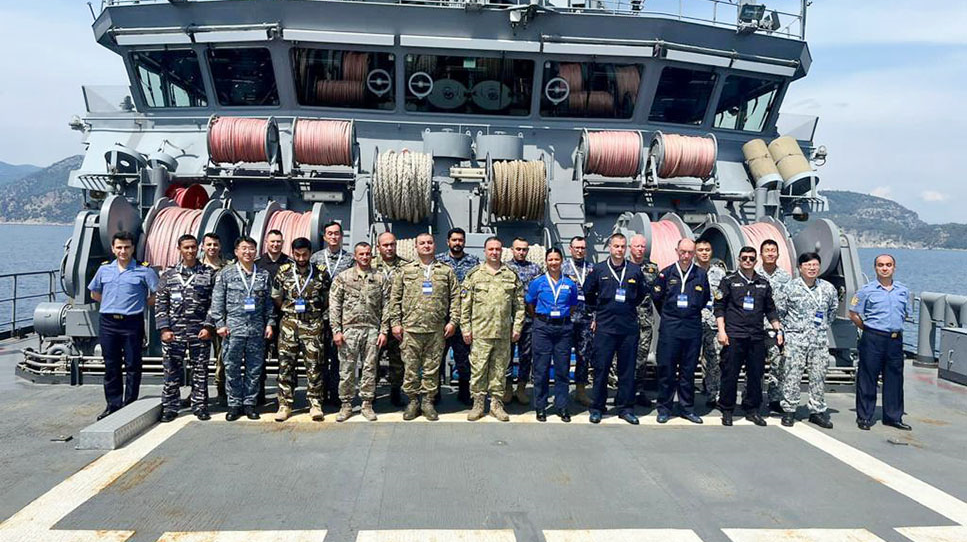 Azerbaijan Naval Force servicemen take part in "Kurtaran - 2023" exercises