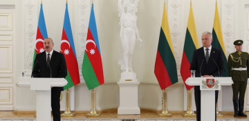President Ilham Aliyev: Our modern infrastructure makes possible to increase volume of transit cargo passing through Azerbaijani territory by the year