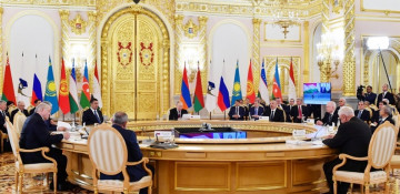President Ilham Aliyev attends expanded meeting of Supreme Eurasian Economic Council in Moscow