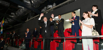  Azerbaijani President and First Lady attend opening ceremony of 26th Taekwondo World Championship in Baku 