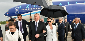    President of Azerbaijan Ilham Aliyev and First Lady Mehriban Aliyeva arrived in Türkiye for working visit 