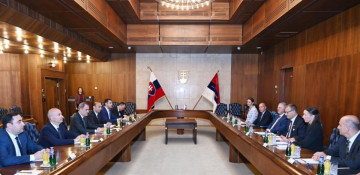 Azerbaijani FM meets with chairman of Slovakian National Council