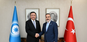 Turkish FM met with OTS Secretary General