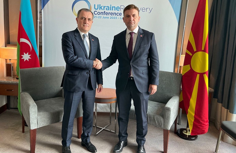 Azerbaijani, North Macedonian foreign ministers meet in London