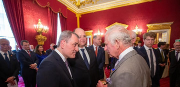 Azerbaijani FM meets with King Charles III