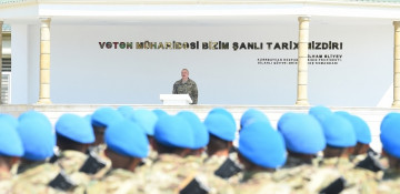 President Ilham Aliyev: After second Karabakh war, process of army building picked up further pace
