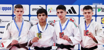 Azerbaijani judokas take four golds on Day 1 of European Championships Cadets (PHOTO)