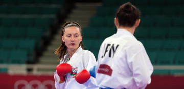 Azerbaijan’s karate fighter Zaretska grabs gold at 3rd European Games