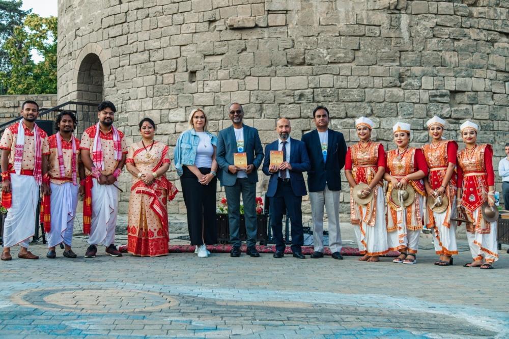 Yoga at the Maiden Tower: Embassy of India promotes wellness in historic Baku
