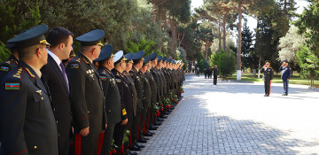 Azerbaijan Defense Ministry's servicemen were presented with high military ranks