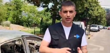 Azerbaijan Television journalists attacked in France (VIDEO)
