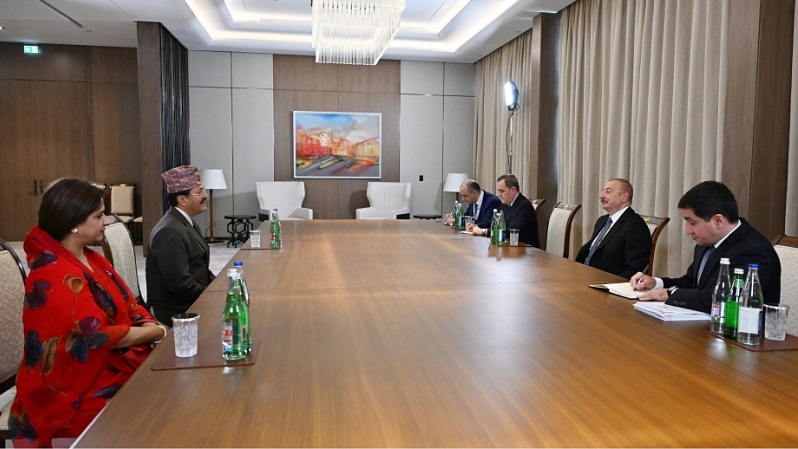 President Ilham Aliyev receives Nepal's foreign minister