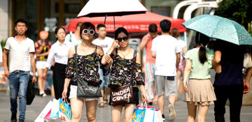 China renews orange alert for high temperatures