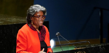 US ambassador to UN meets with Ukrainian foreign minister in New York City