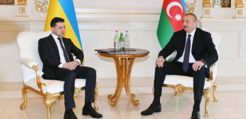 Ukrainian President Volodymyr Zelensky conveyed his gratitude to Azerbaijani President Ilham Aliyev