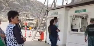 Armenian residents of Azerbaijan's Karabakh freely pass through Lachin border checkpoint