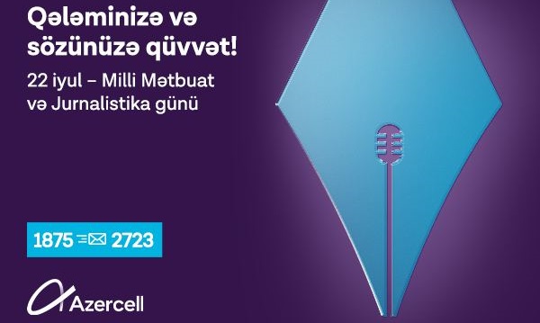 (Ad) A special gift to media representatives from Azercell on the Day of National Press and Journalism!