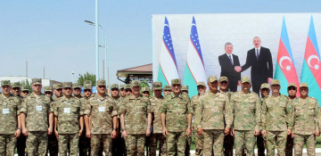 Azerbaijani servicemen attend UZAZ-2023 exercises in Uzbekistan