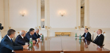 President Ilham Aliyev received Chairman of Leonardo S.p.A