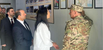 Azerbaijan Ombudsman's Office representatives visited a military unit in liberated territories