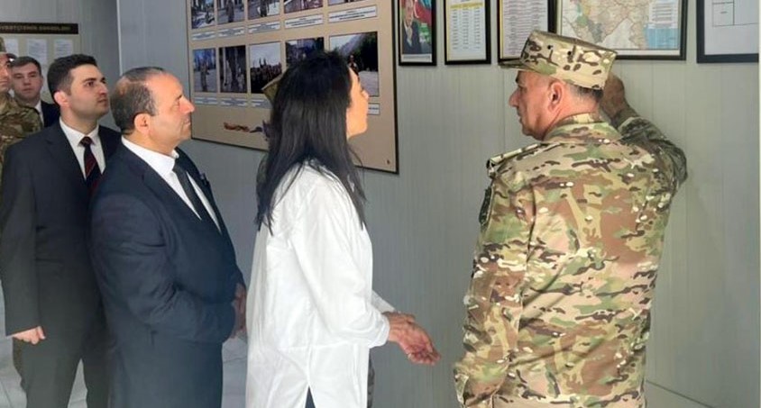 Azerbaijan Ombudsman's Office representatives visited a military unit in liberated territories