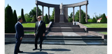 President Ilham Aliyev visited Shamkir district