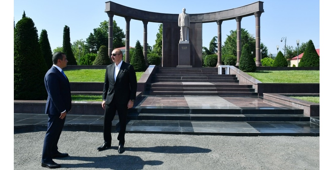 President Ilham Aliyev visited Shamkir district