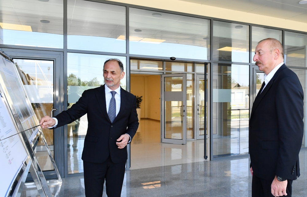 President Ilham Aliyev attends opening of new building of Samukh District Central Hospital