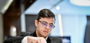 Azerbaijani chess player plays draw at FIDE World Cup
