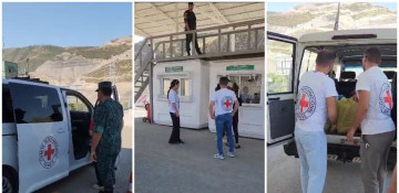 Armenian residents of Azerbaijan's Karabakh continue to freely cross Lachin checkpoint to enter Armenia