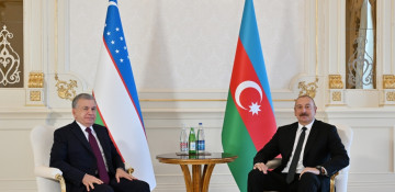 Presidents of Azerbaijan and Uzbekistan held one-on-one meeting