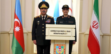 Minister of Defense of Azerbaijan and the Chief of the General Staff of the Armed Forces of Iran had a telephone conversation