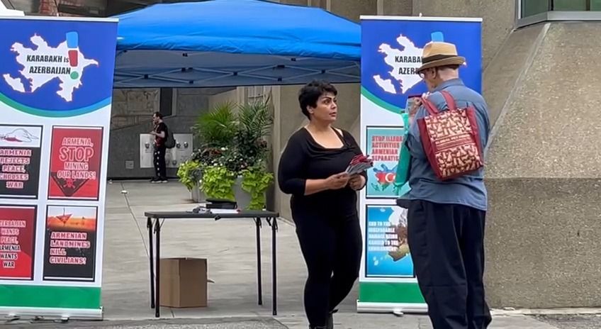 Azerbaijani community in Toronto holds campaign to expose Armenia’s unacceptable actions (PHOTO)