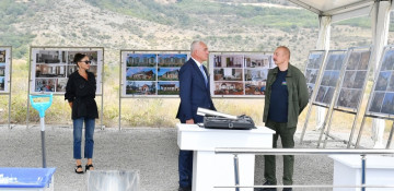 Foundation stone for hotel complex laid in Lachin