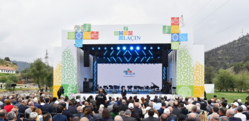 President Ilham Aliyev speaks about Armenians’ war crimes committed in Lachin