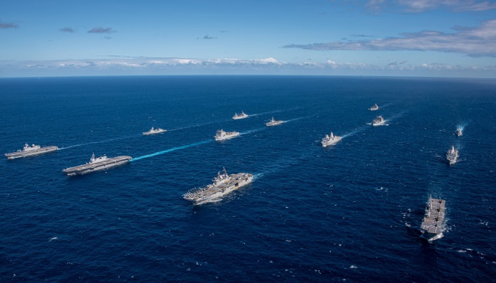 Japan, US, Australia, Philippines conduct joint naval drills