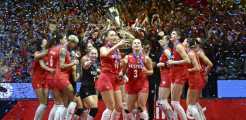 Türkiye beat Serbia to win European champions title in volleyball